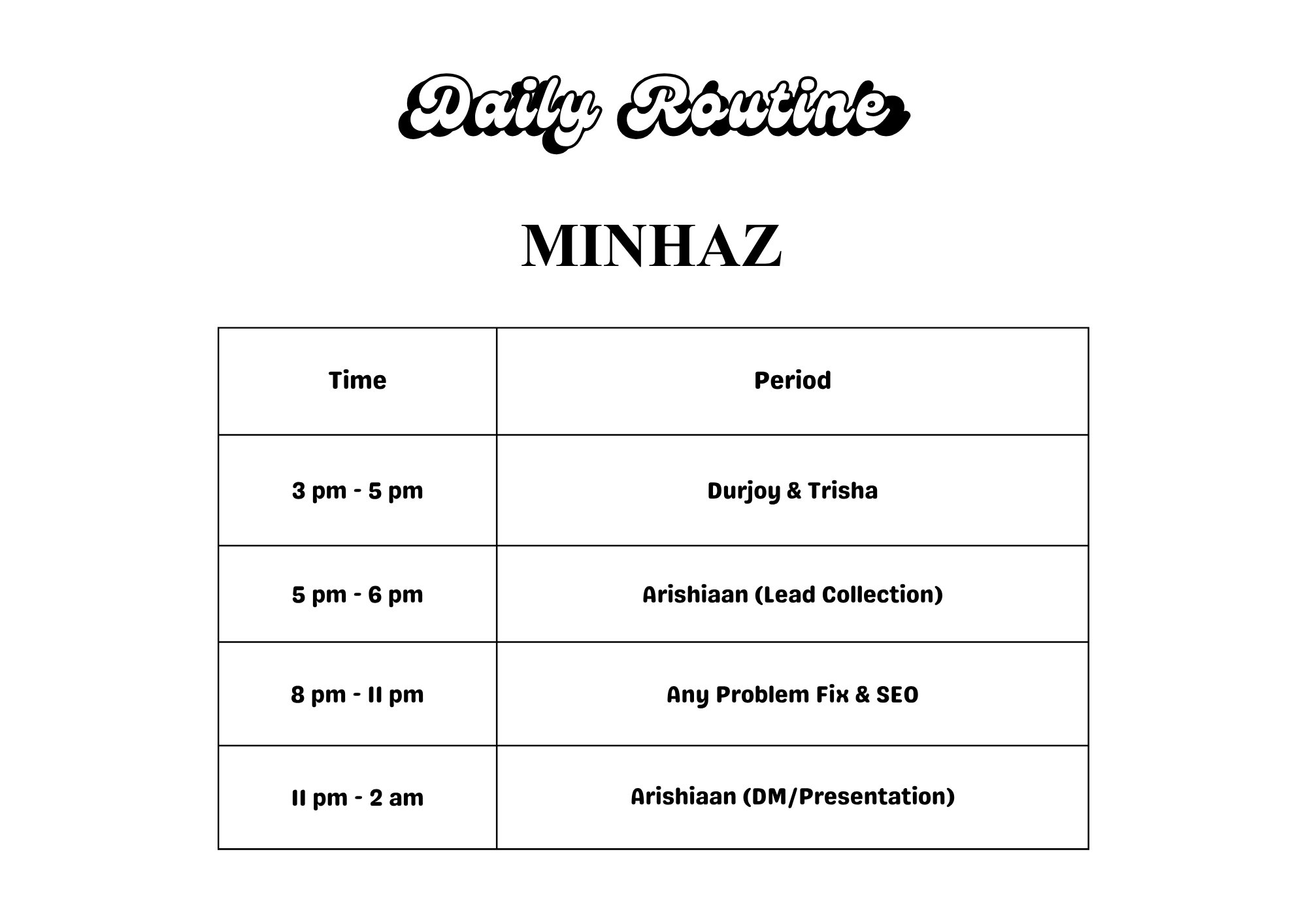MINHAZ